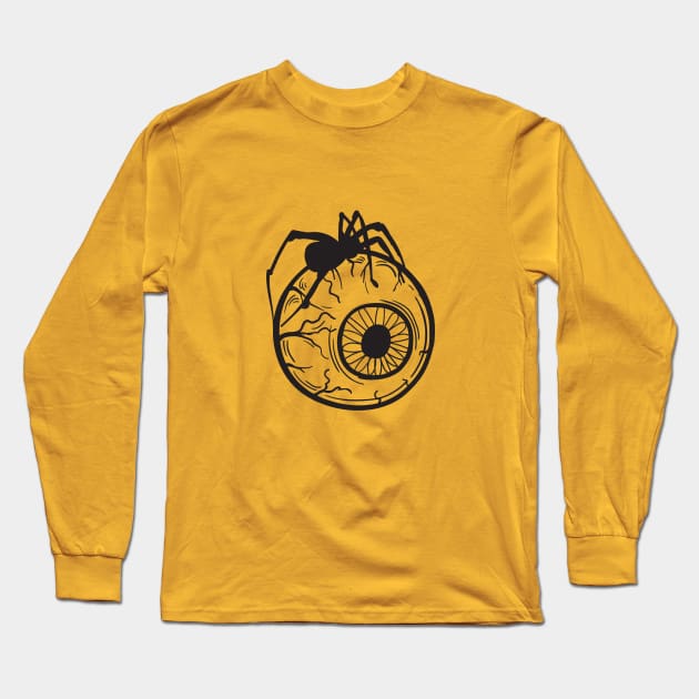 Spider on an Eyeball Long Sleeve T-Shirt by Giorgi's